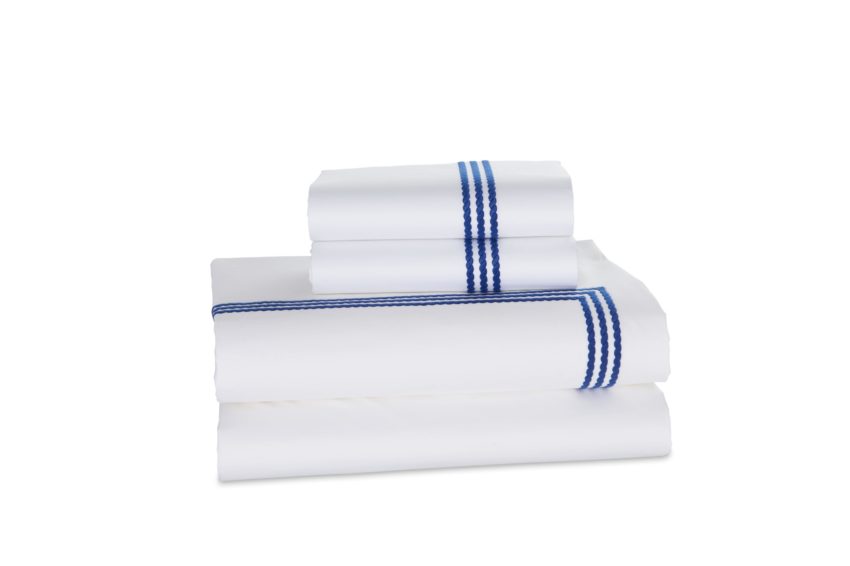 Windsor pillowcase folded in Navy