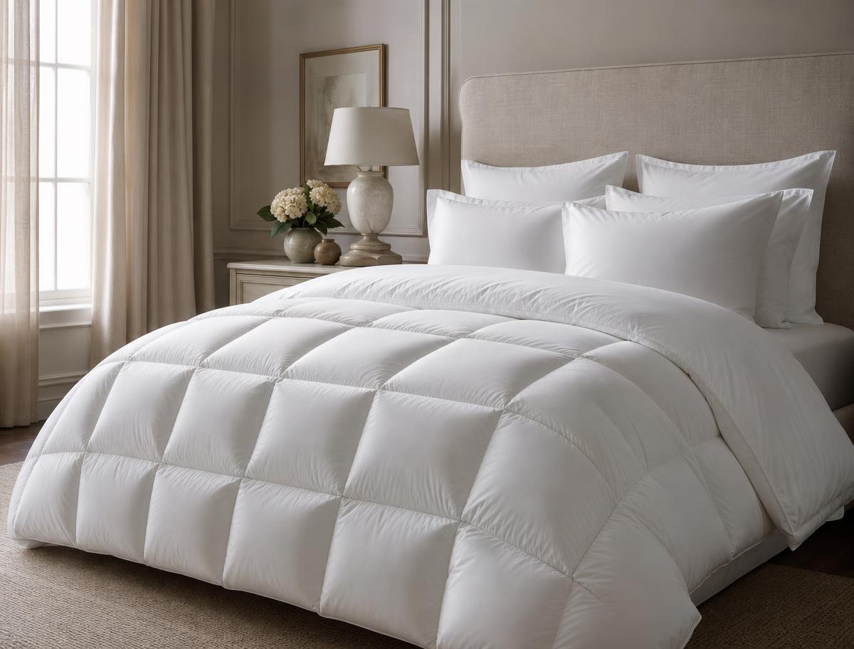 BERNINA (650+ Hungarian WGD) 68x86 All Year Weight (28 oz) Comforter — Comforter by Plumés Bedding