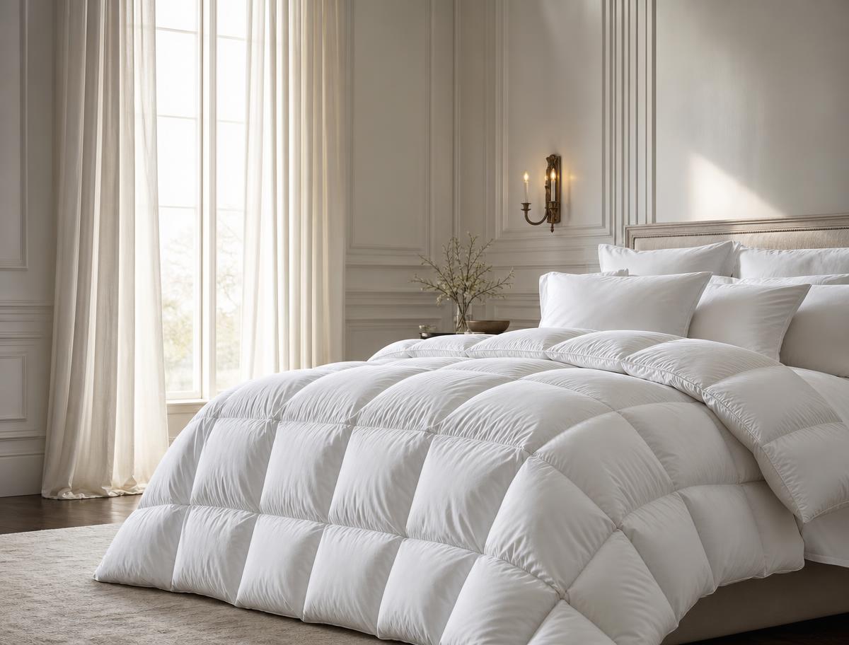 HIMALAYA (800+ Siberian WGD) 68x86 All Year Weight (27 oz) Comforter — Comforter by Plumés Bedding